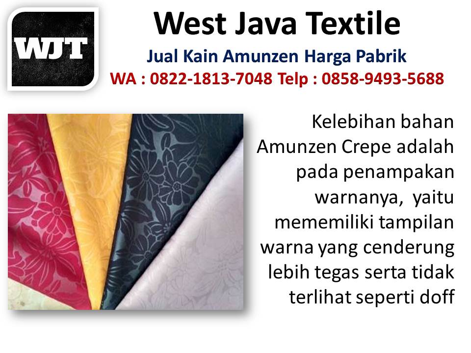 Jual kain amunzen terbaik - West Java Textile | wa : 085894935688, perusahaan kain amunzen Bandung. Minimal pemesanan 400 yard Bahan-amunzen-biasa